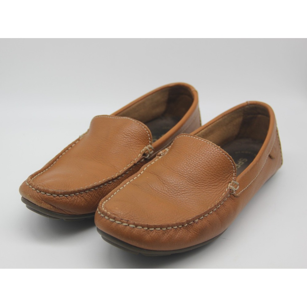 Sperry Top Sider Wave Driver Leather Men's Slide On Loafer Boat Shoes, Size 11 - Picture 2 of 16